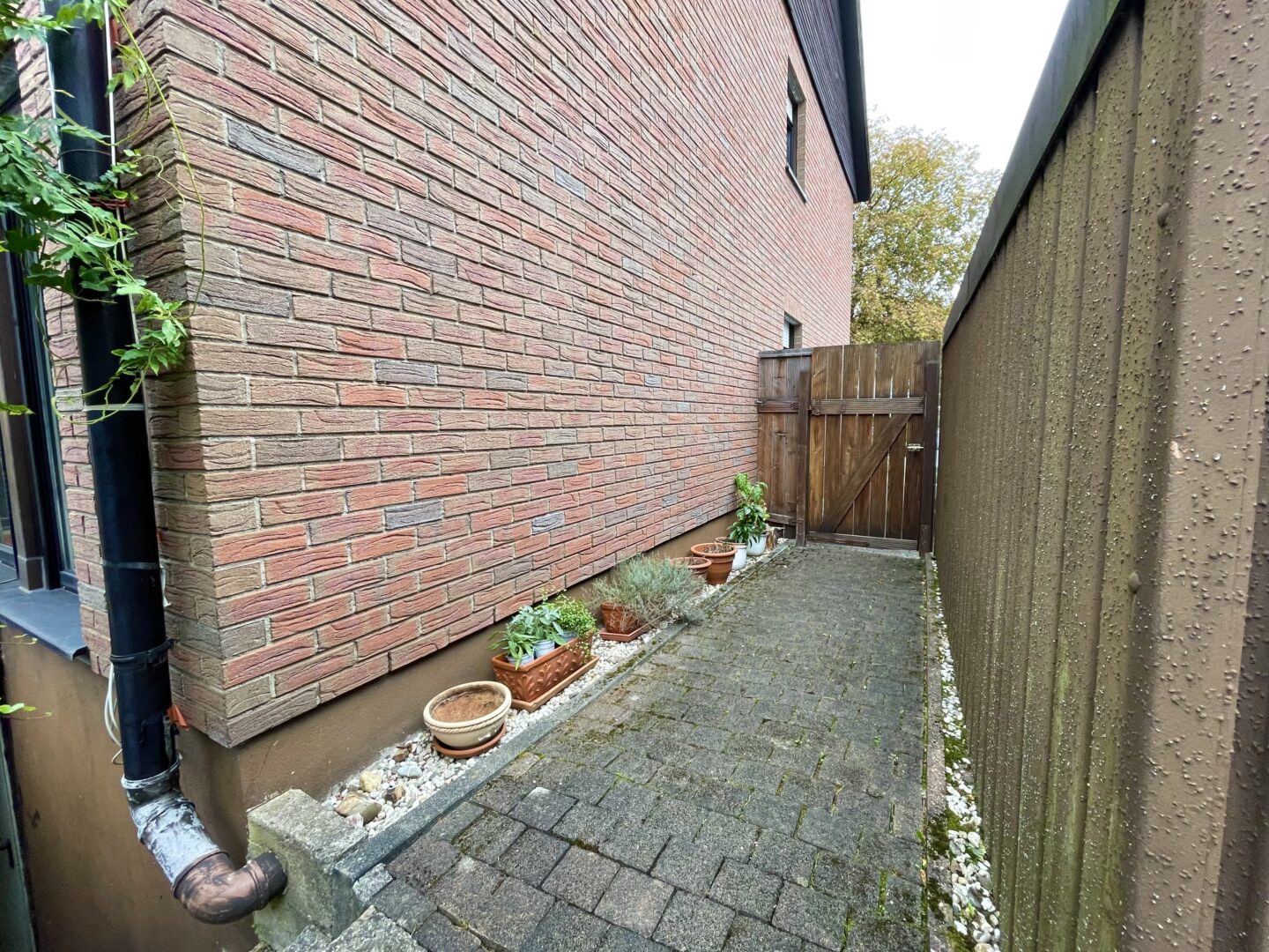 Seitlicher Gartenzugang