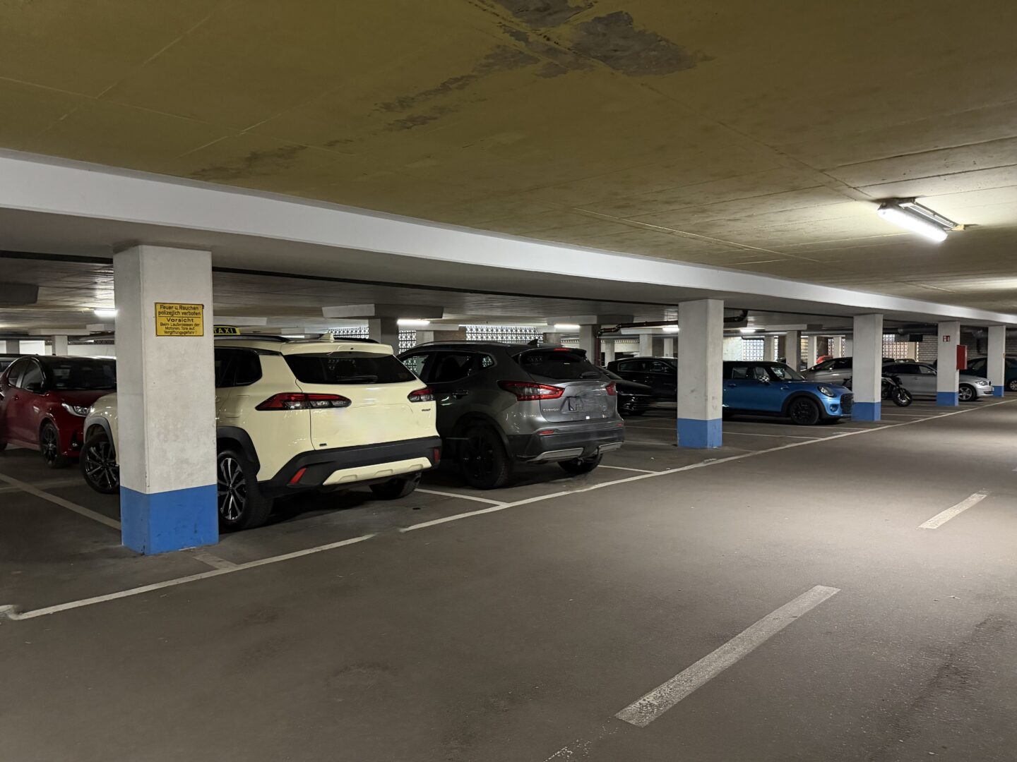 Stellplätze in der Tiefgarage