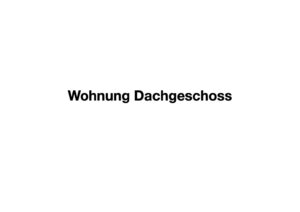 Wohnung Dachgeschoss